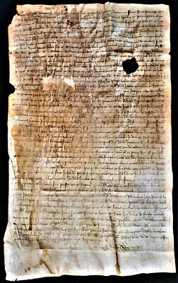 Handwritten vintage invoice or merchant receipt